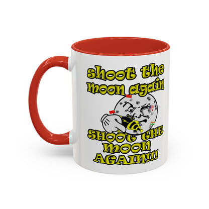 shoot the moon again - Accent Mug (white)