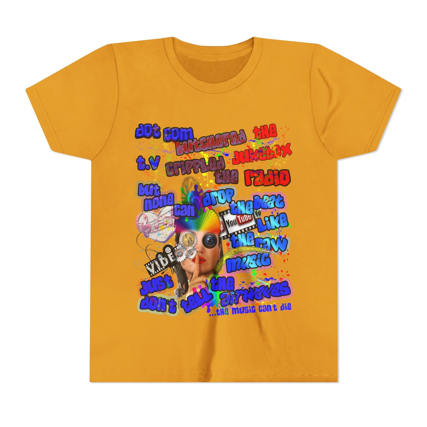 drop the beat - Youth Short Sleeve Tee