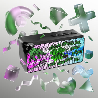 stick that in your pipe and smoke it - Jabba Bluetooth Speaker (light blue-pink wave)