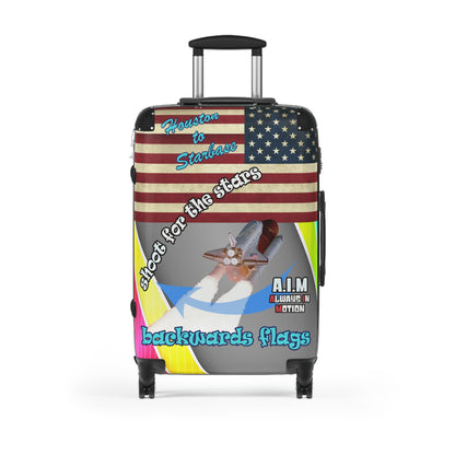 shoot for the stars - Suitcase (rainbow split)