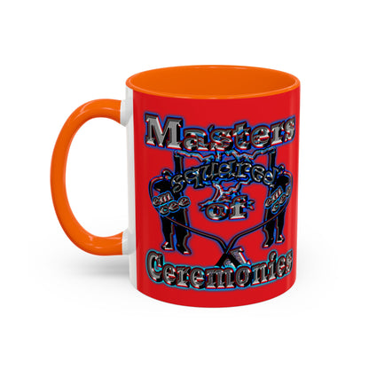 em cee squared - Accent Mug (red)