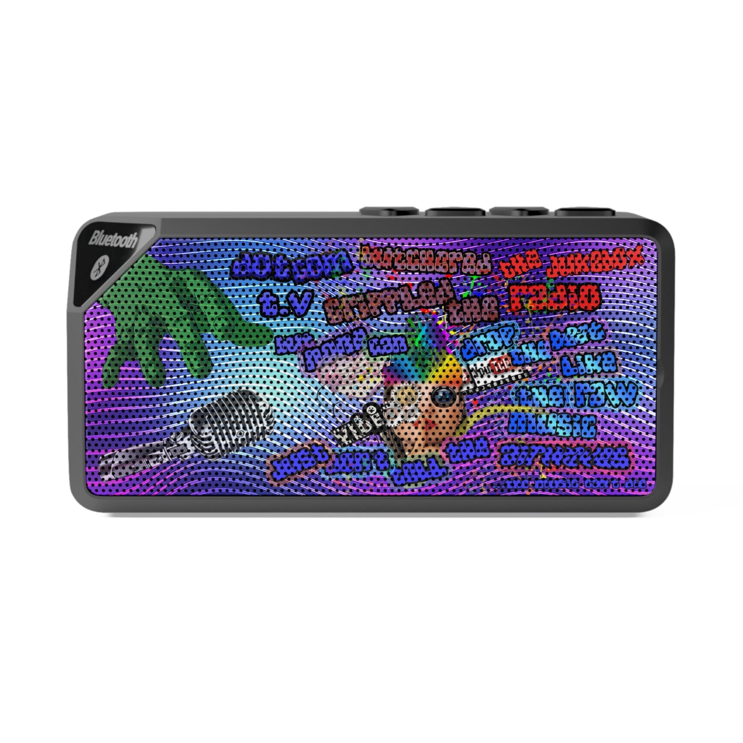 drop the beat - Jabba Bluetooth Speaker (purple wave)