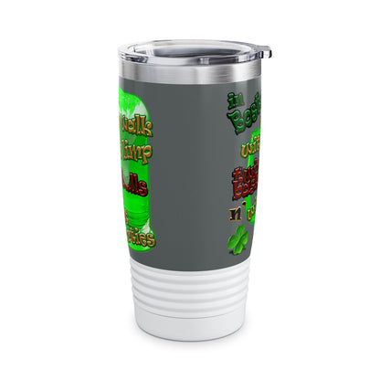 celtics logo - Ringneck Tumbler, 20oz (dark grey)
