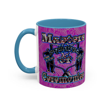 em cee squared - Accent Mug (pink swirl)