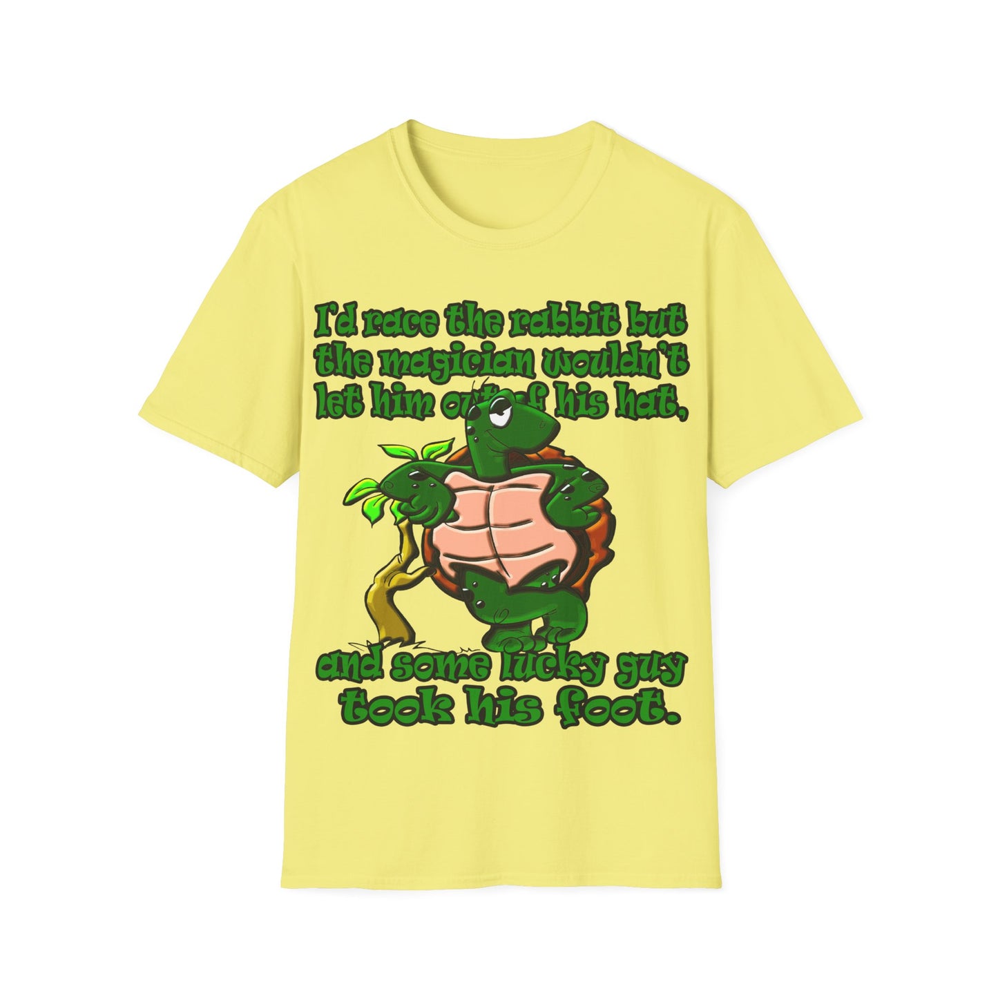 turtle race - Unisex Softstyle T-Shirt