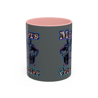 em cee squared - Accent Mug (dark grey)