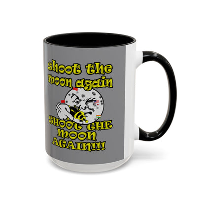 shoot the moon again - Accent Mug (grey)