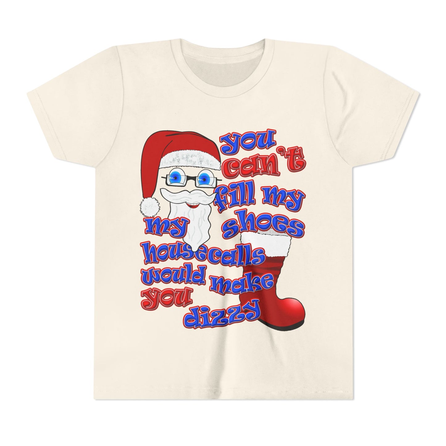 santa's shoes - Youth Short Sleeve Tee