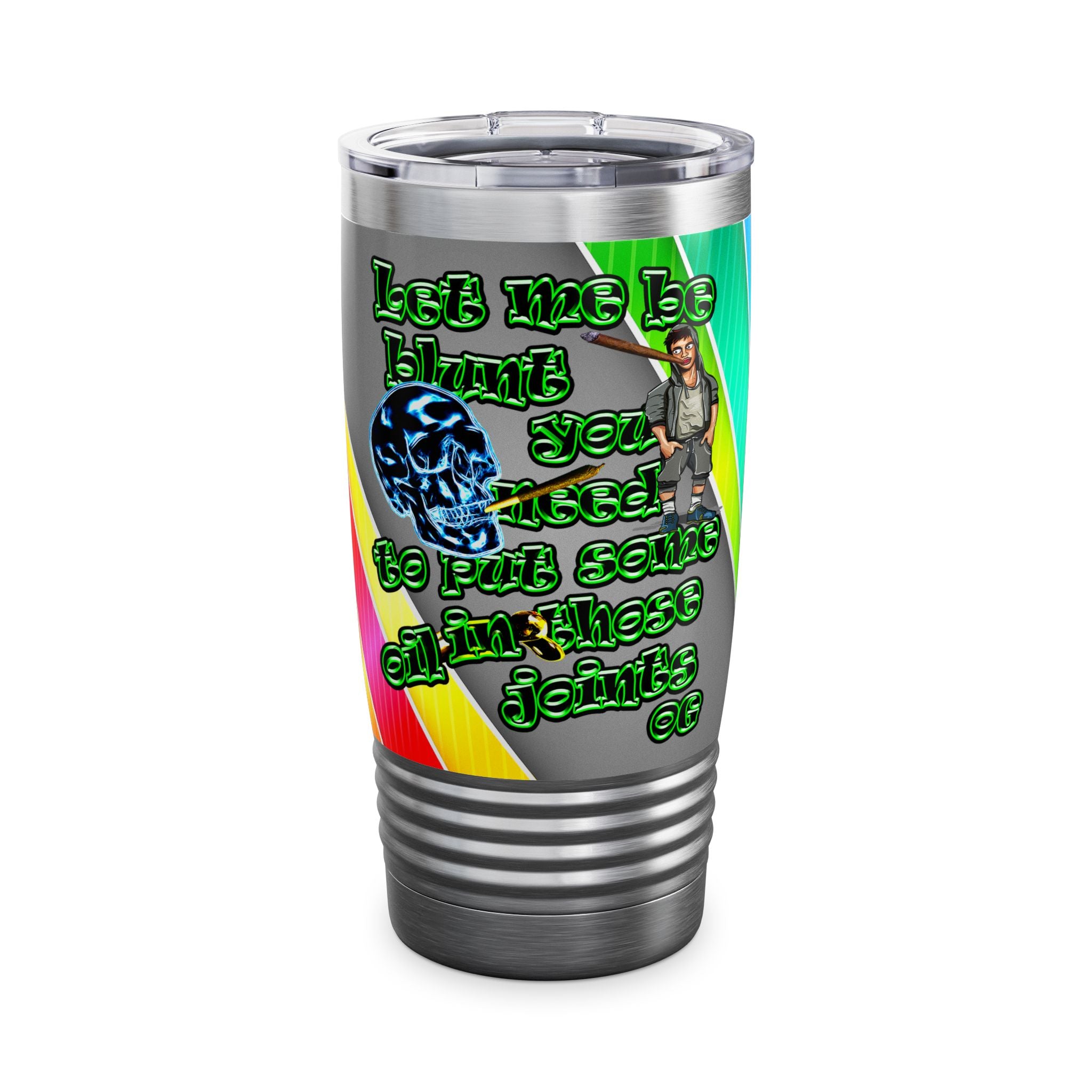 og - Ringneck Tumbler, 20oz (rainbow split)