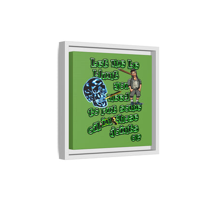 og - framed canvas art (green)