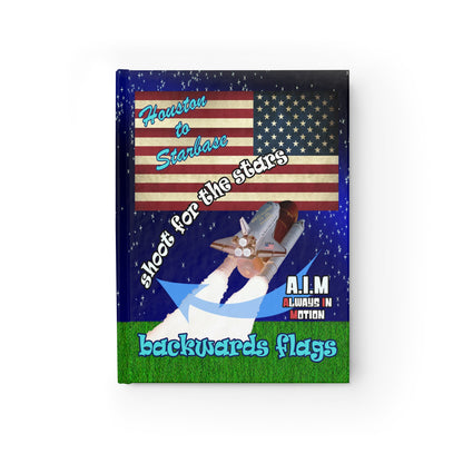 shoot for the stars - journal-lined ('snoops' background)