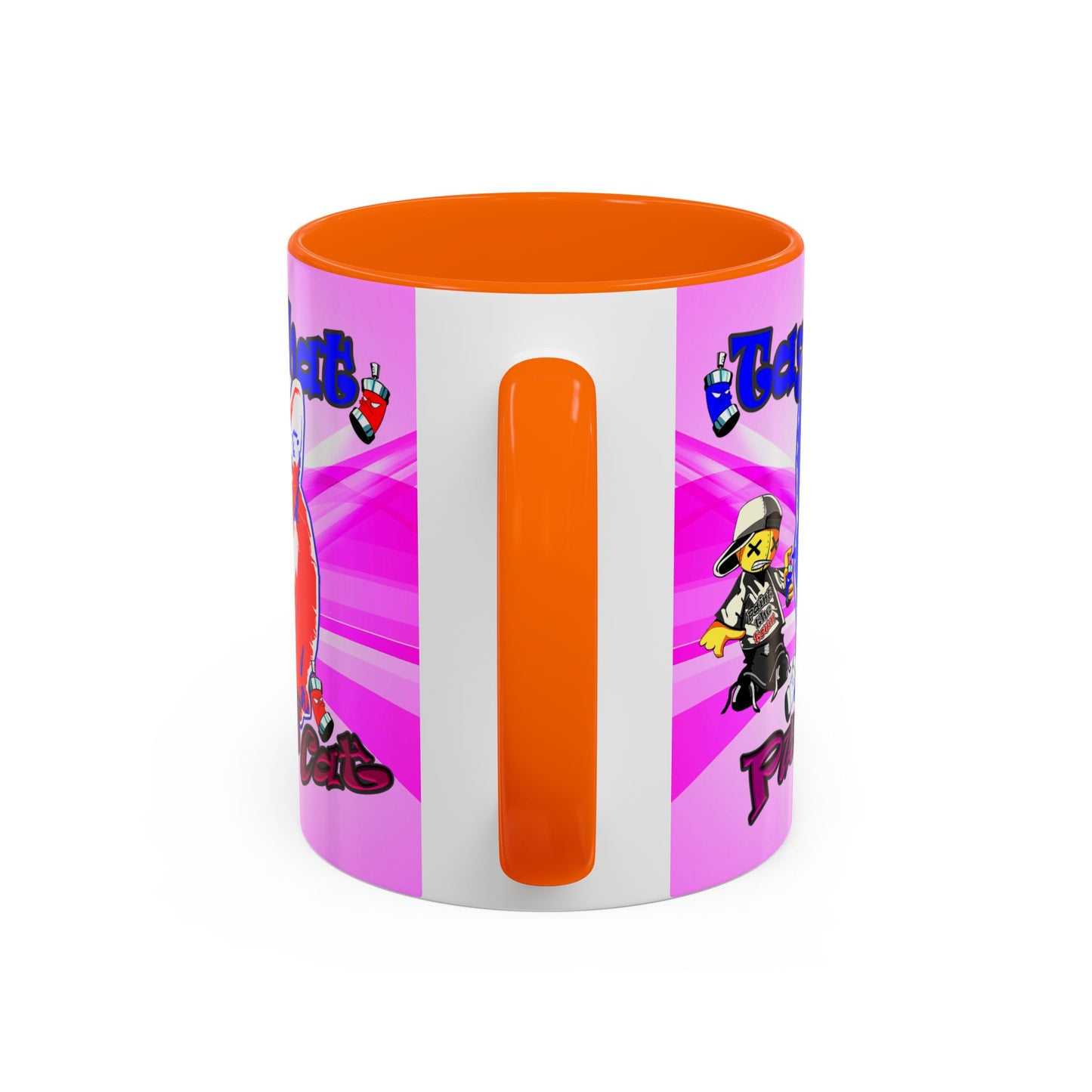 tag that - Accent Mug (light blue-pink wave)