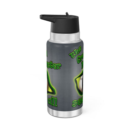 green monster - Gator Tumbler, 32oz  (grey-light grey)