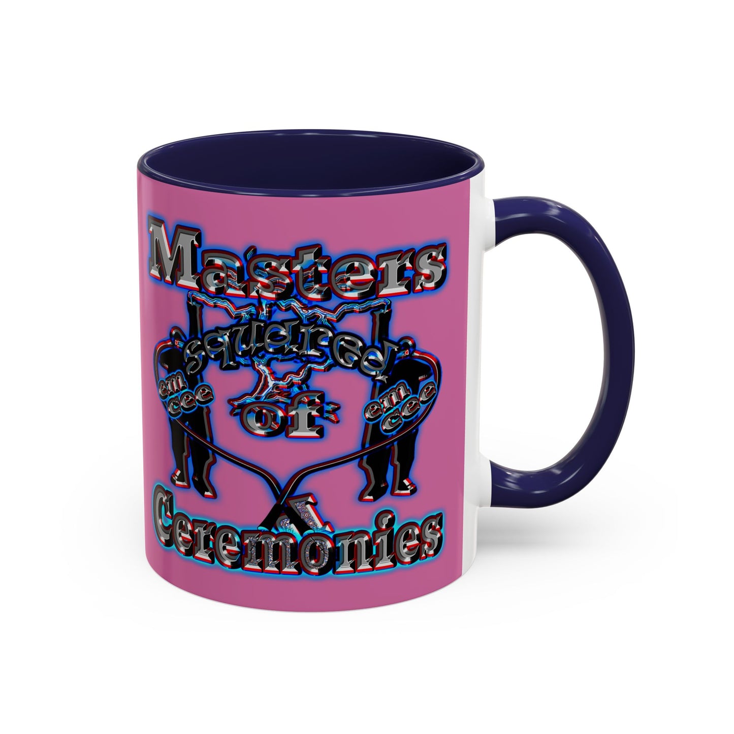 em cee squared - Accent Mug (light pink)