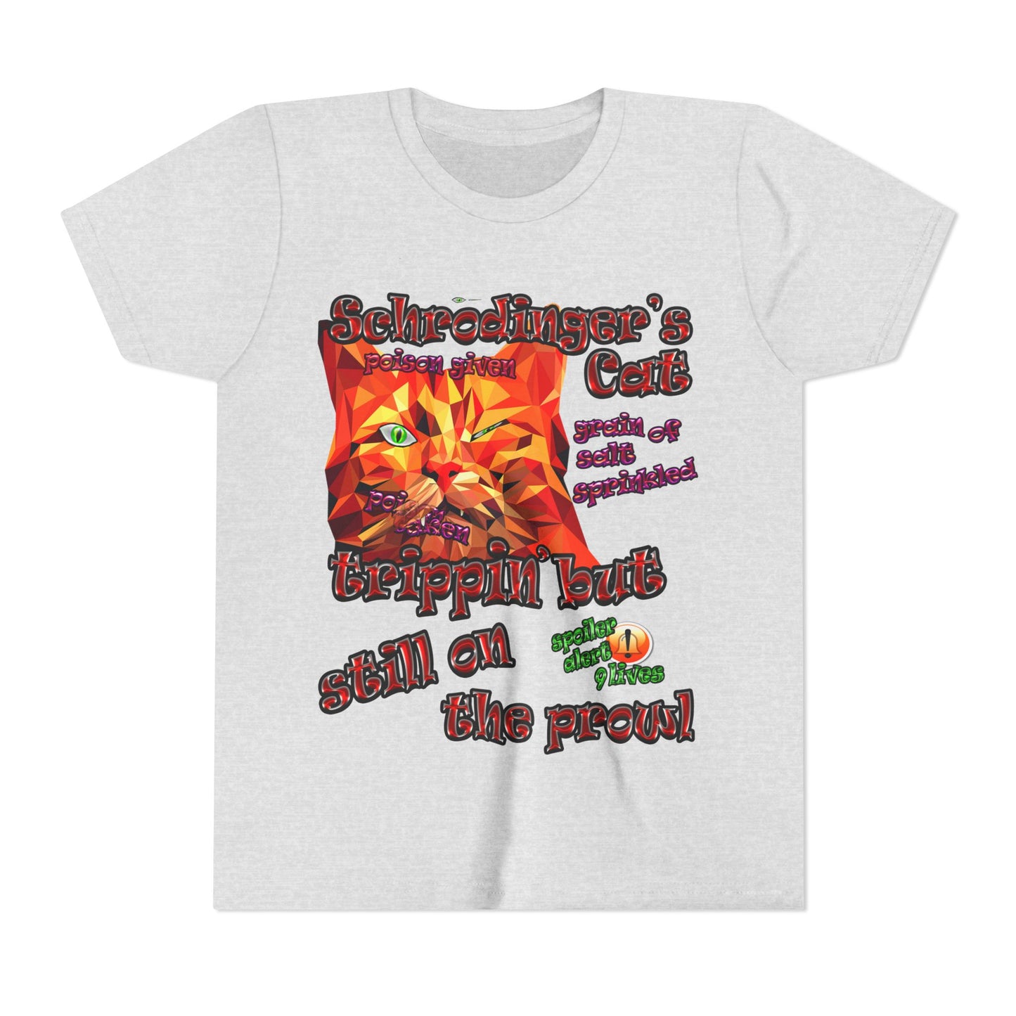 schrodinger's cat - Youth Short Sleeve Tee