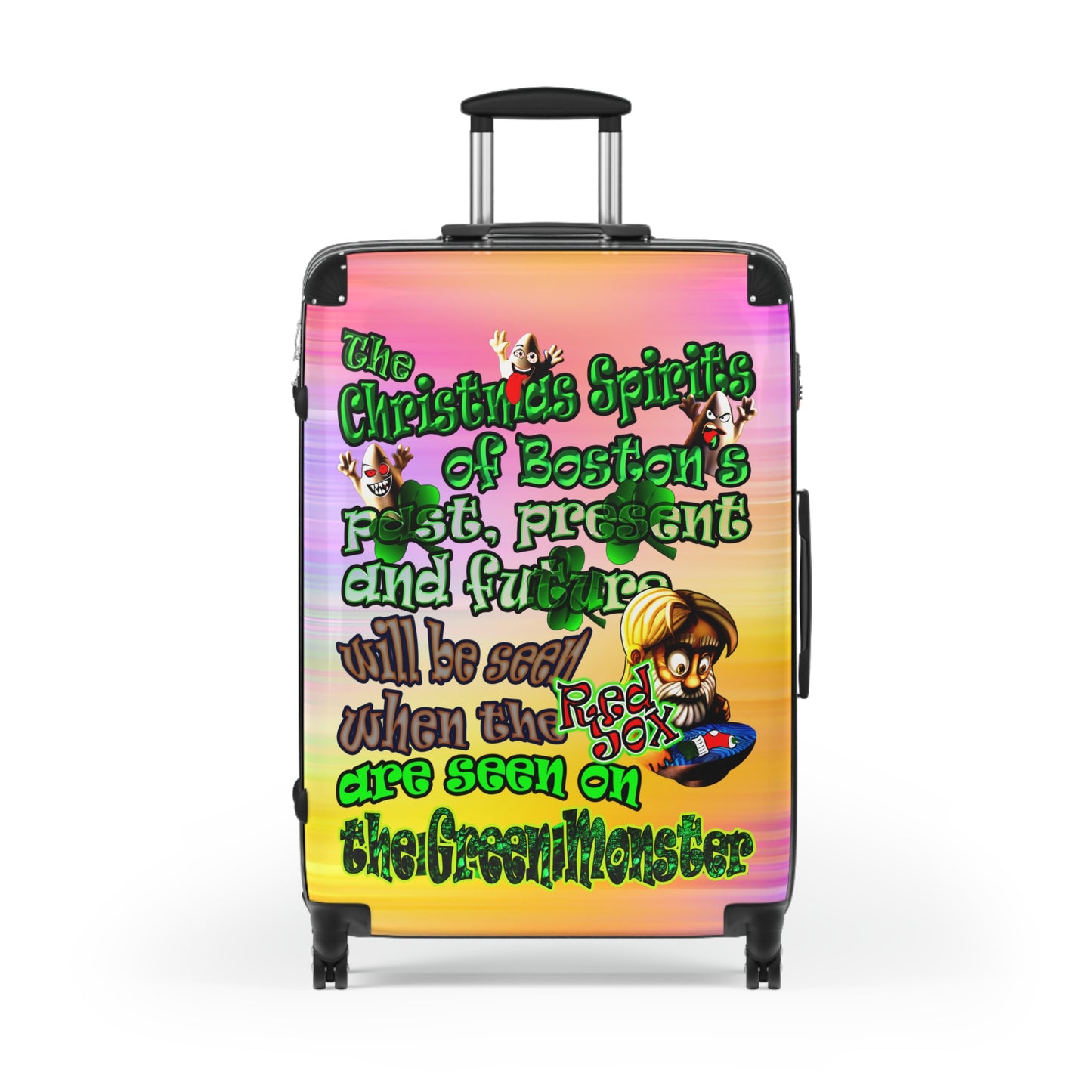 christmas spirits of boston - Suitcase (color blur)