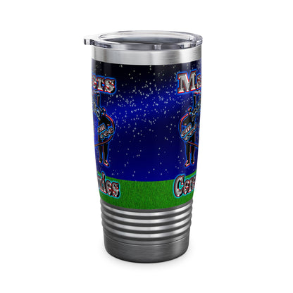 em cee squared - Ringneck Tumbler, 20oz ('snoops' background)