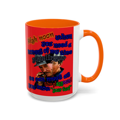 high noon - Accent Mug (red)