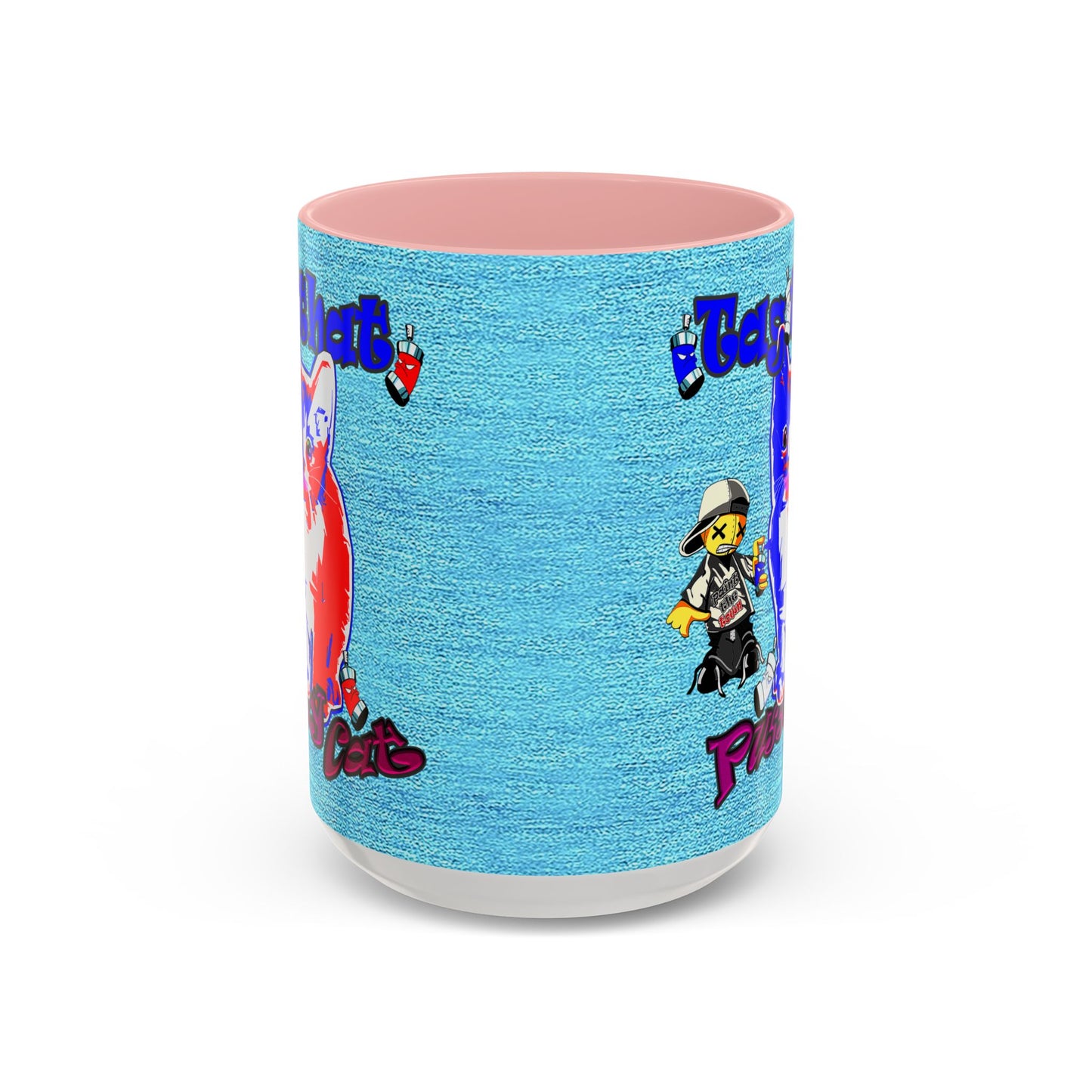 tag that - Accent Mug (faded blue)