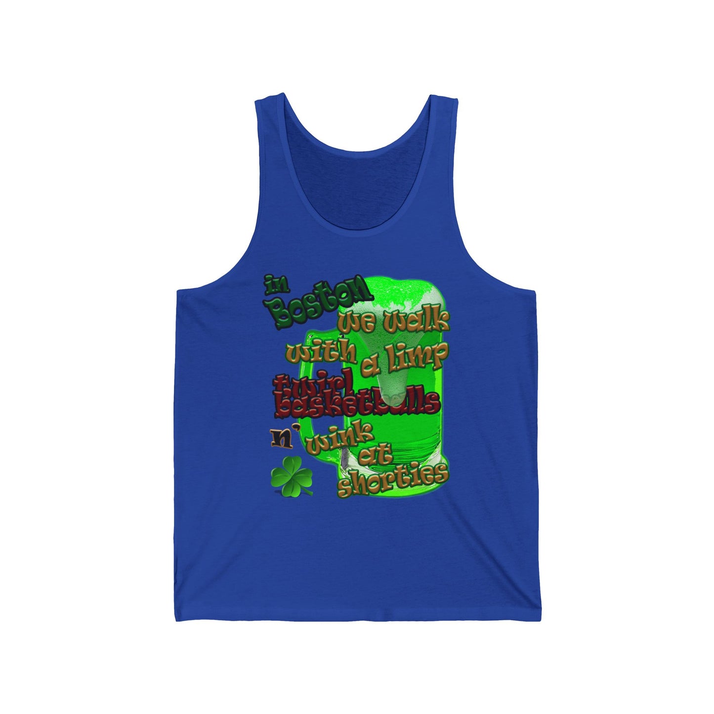 celtics logo - Unisex Jersey Tank