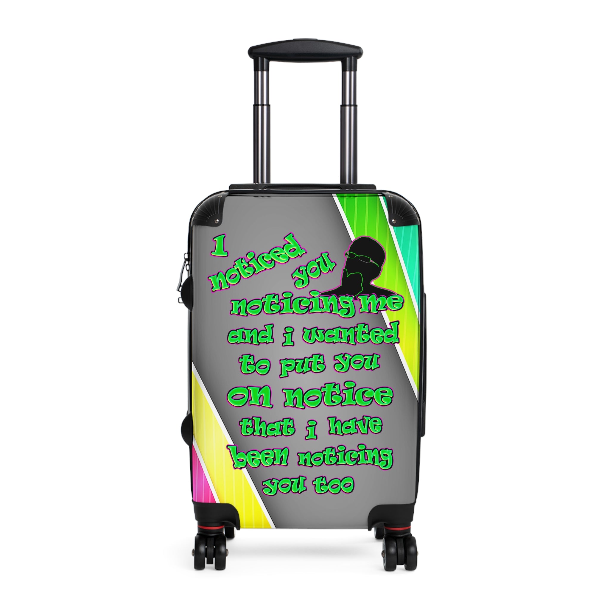 noticed you noticing - Suitcase (rainbow split)