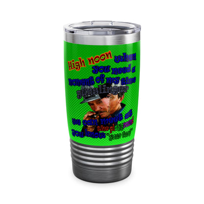 high noon - Ringneck Tumbler, 20oz (logo green)