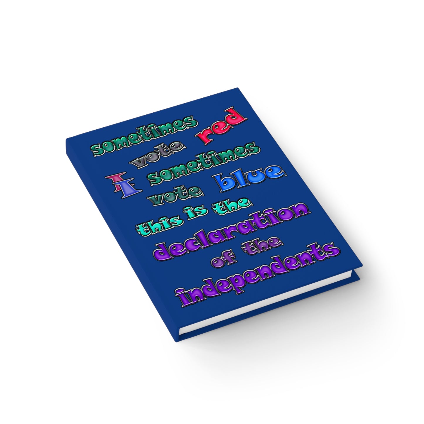 declaration of the independents - journal-blank (dark blue)
