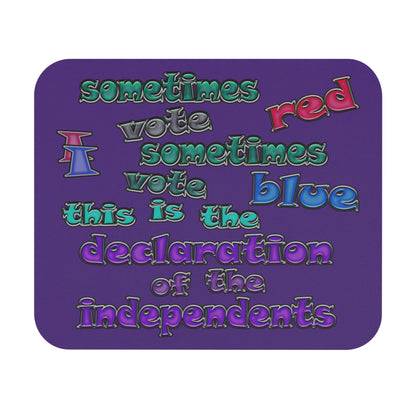 declaration of the independents - Mouse Pad (Rectangle) (purple)