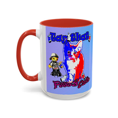 tag that - Accent Mug (light blue-purple wave)