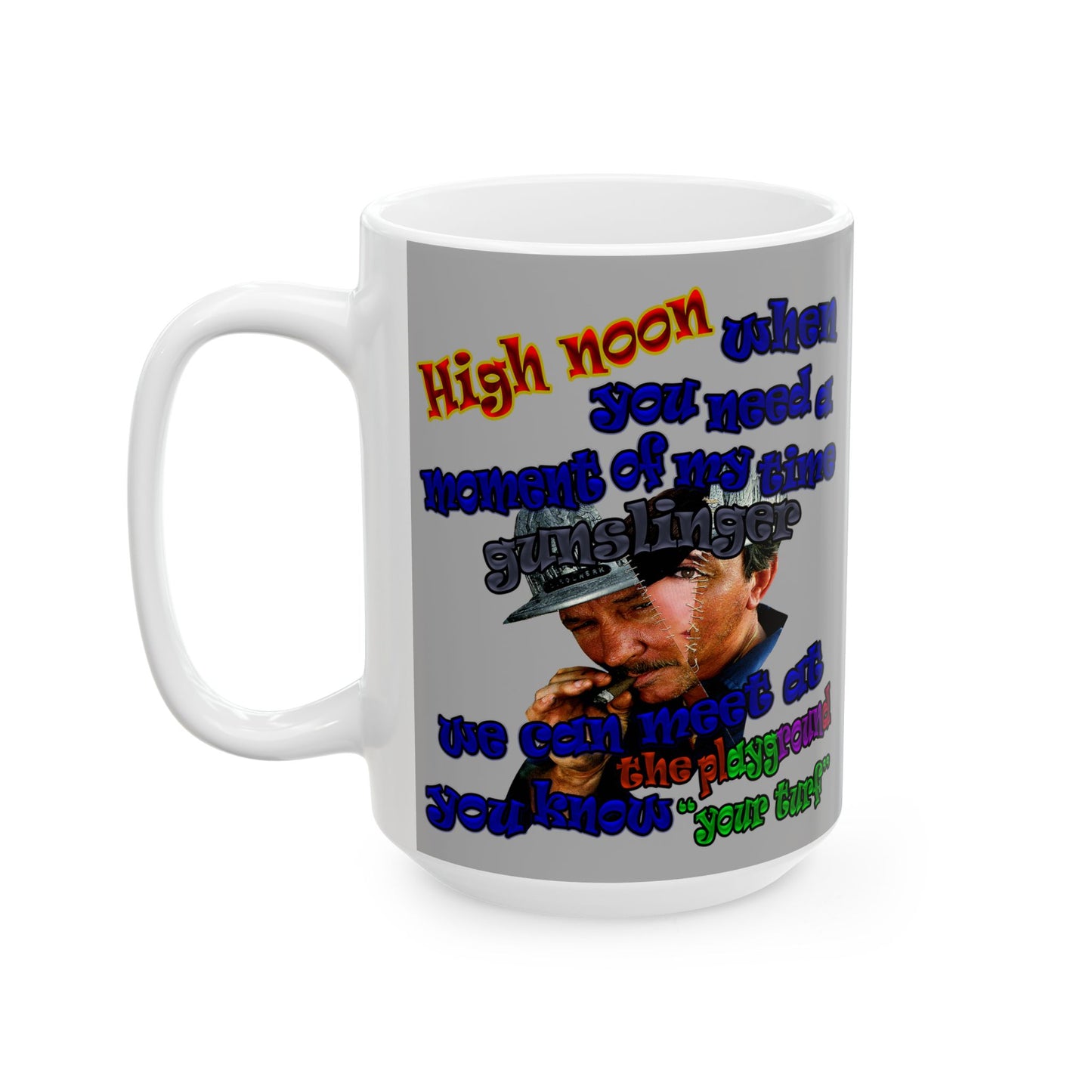 high noon - White Mug (light grey)