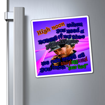 high noon - Magnets - (purple-pink wave)
