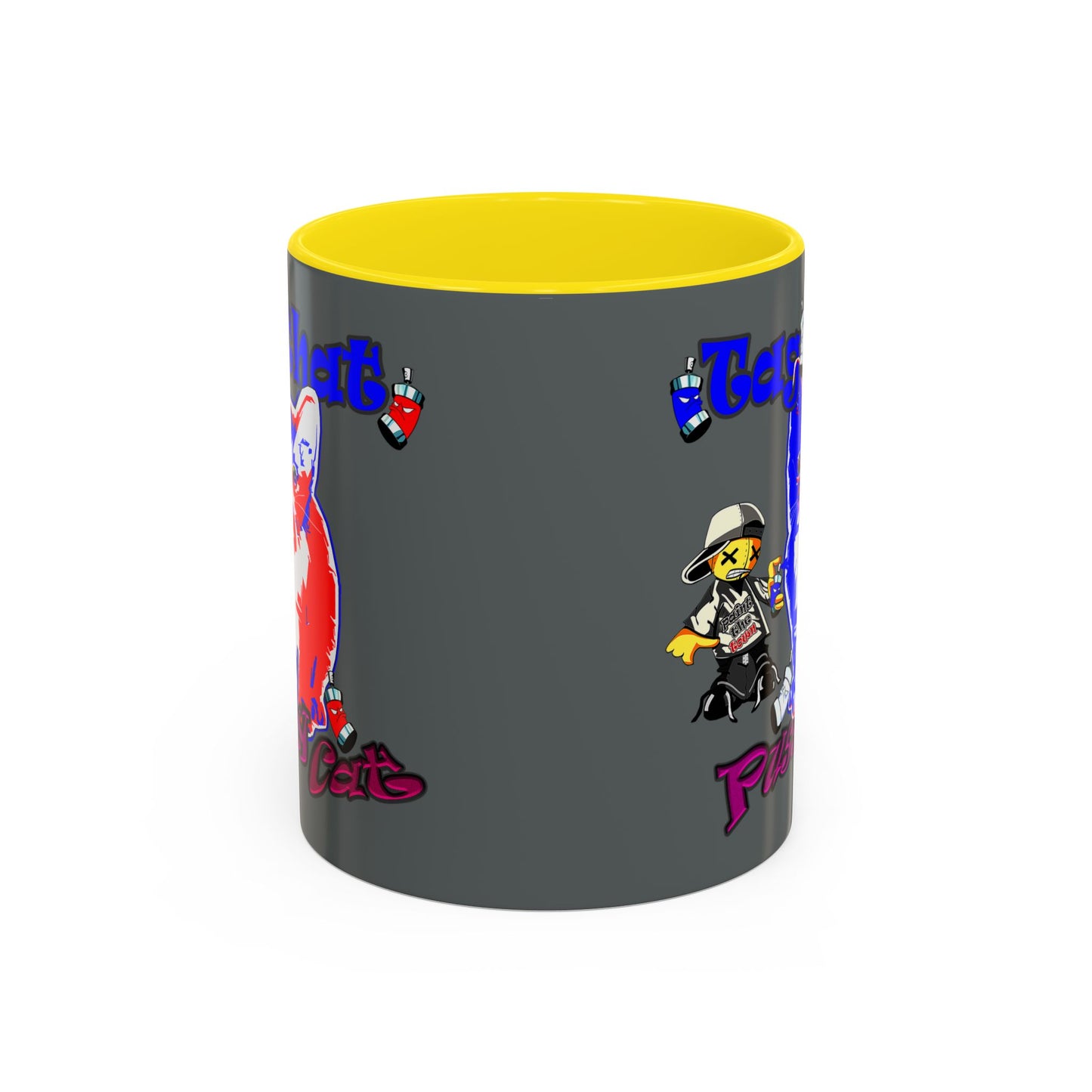 tag that - Accent Mug (dark grey)