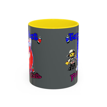 tag that - Accent Mug (dark grey)