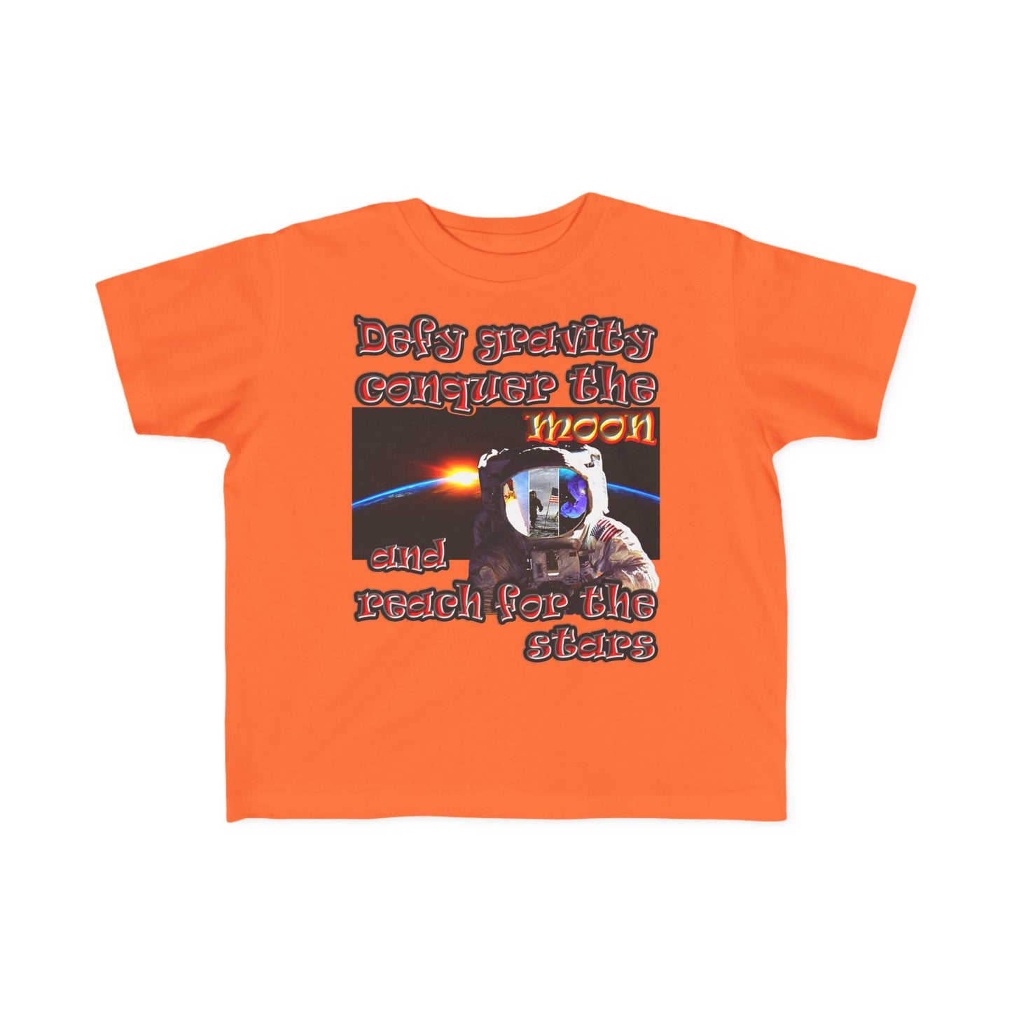 defy conquer reach - Toddler's Fine Jersey Tee