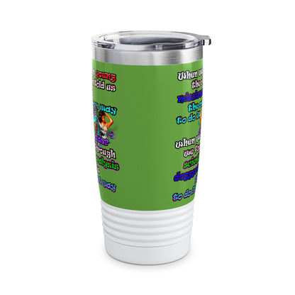 doggystyle - Ringneck Tumbler, 20oz (green)