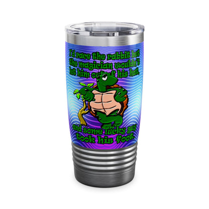 turtle race - Ringneck Tumbler, 20oz (purple wave)