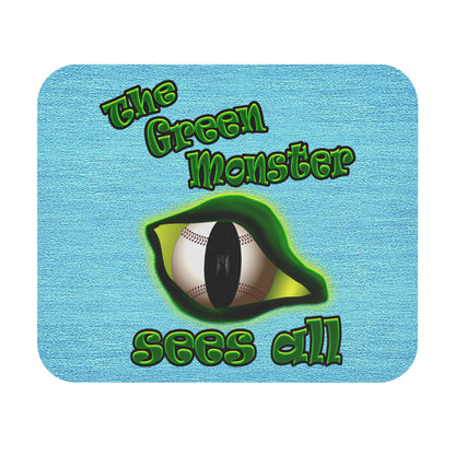 green monster - Mouse Pad (Rectangle) (faded blue)