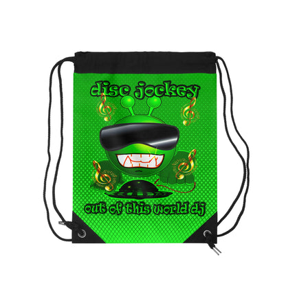 disc jockey - Drawstring Bag (logo green)