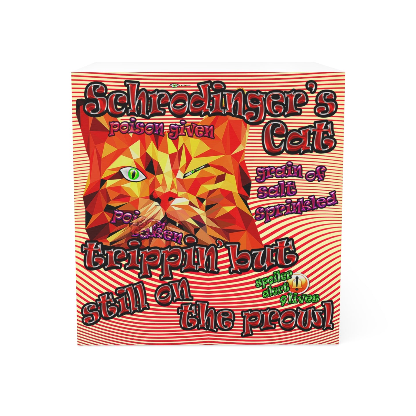 schrodinger's cat - note cube (yellow-orange wave)