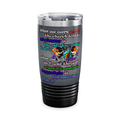 doggystyle - Ringneck Tumbler, 20oz (grey-light grey)