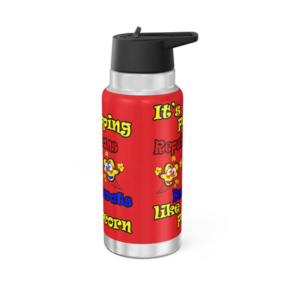 popping like popcorn - Gator Tumbler, 32oz (red)