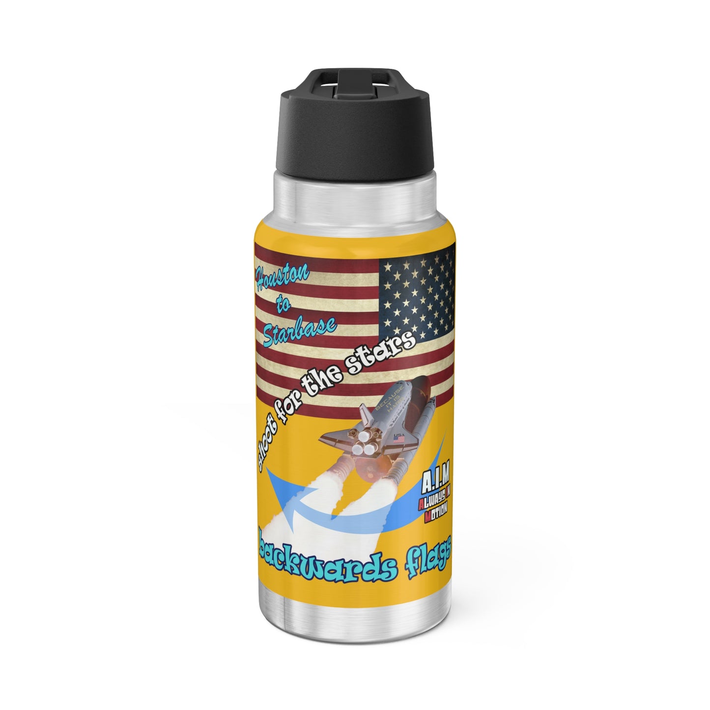 shoot for the stars - Gator Tumbler, 32oz (yellow)