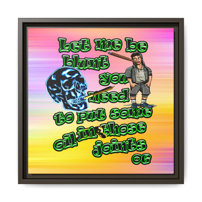 og - framed canvas art (color blur)