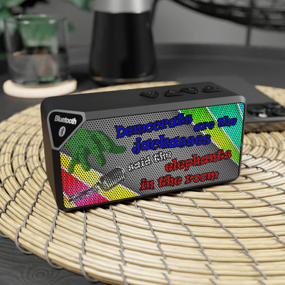 donkeys and elephants - Jabba Bluetooth Speaker (rainbow split)