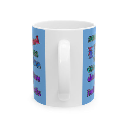 declaration of the independents - White Mug (light blue)