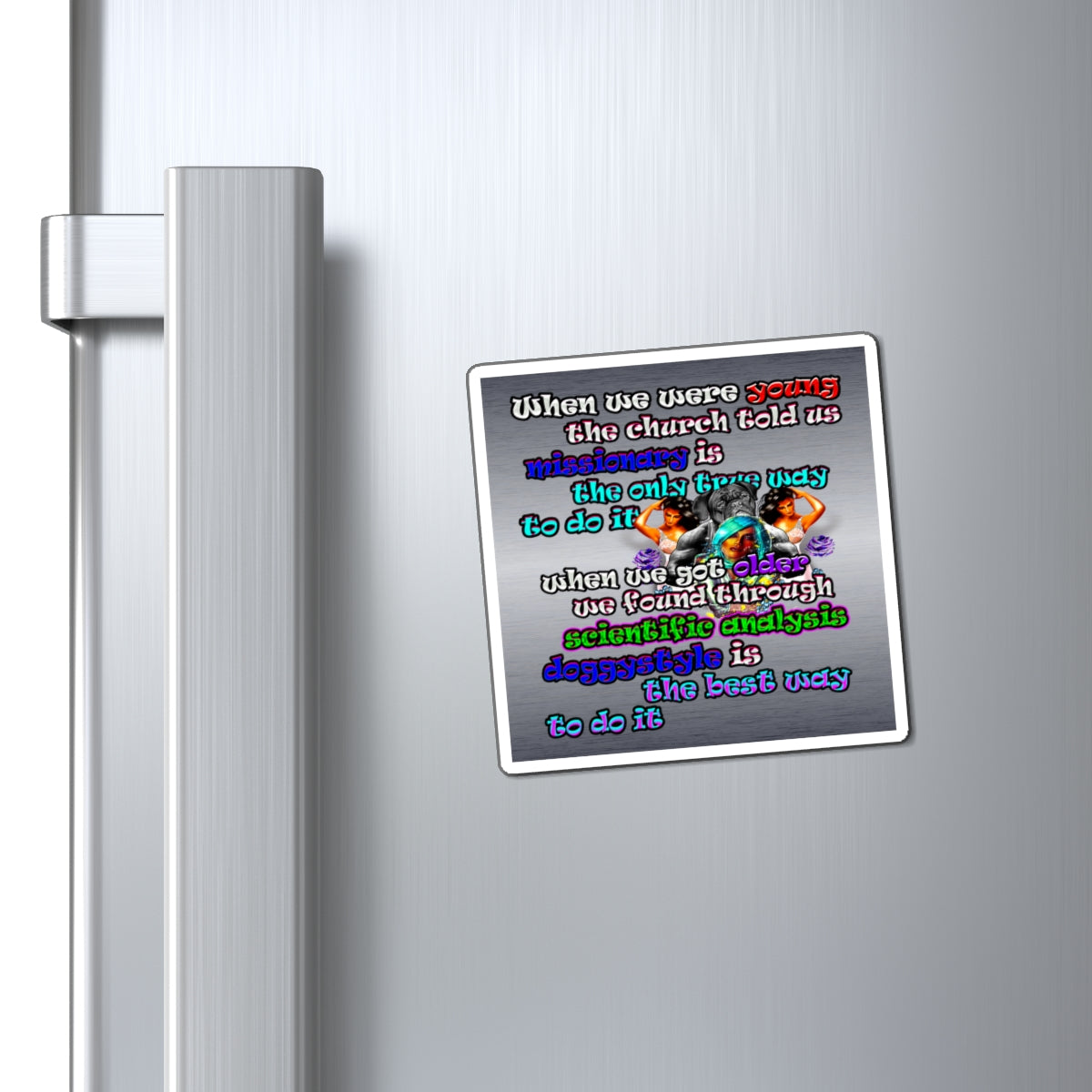 doggystyle - Magnets - (brushed nickel)