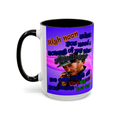 high noon - Accent Mug (purple-pink wave)