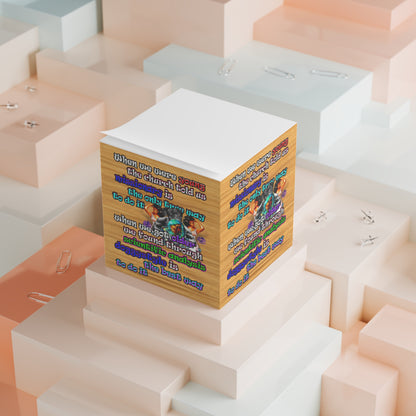 doggystyle - note cube (butterscotch wood finish)