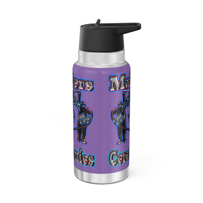 em cee squared - Gator Tumbler, 32oz (light purple)