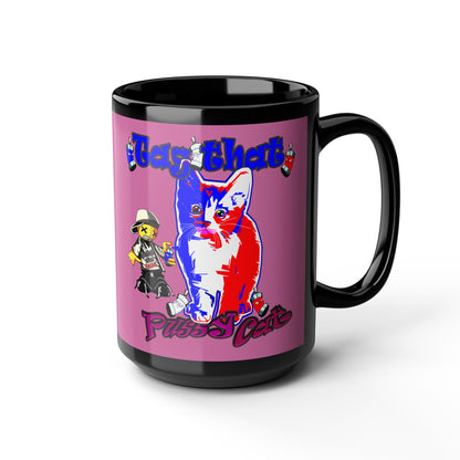 tag that - Black Mug (light pink)